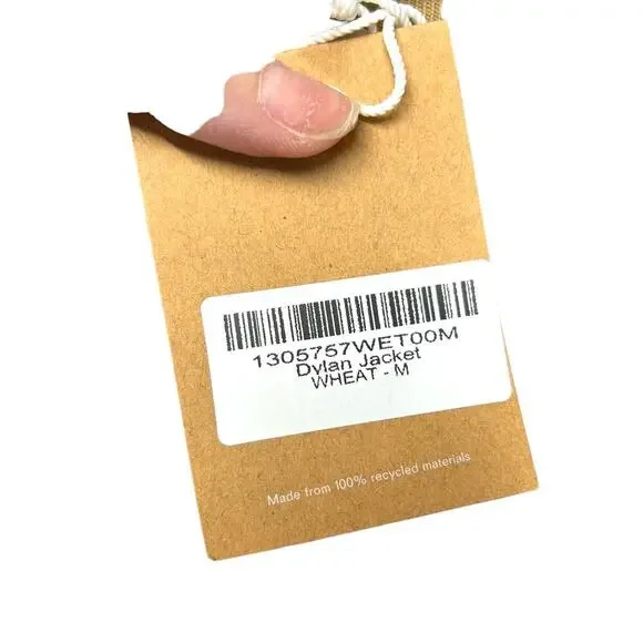 Reformation Dylan Jacket Wheat Khaki Wash Size‎ Medium - Picture 7 of 11